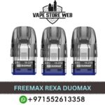 Freemax Rexa Duomax Replacement Pods with Dual Mesh Coils – Vape Store Web