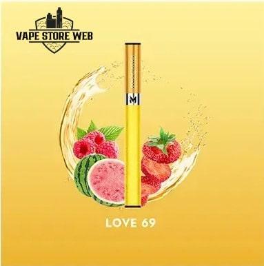 mosmo stik 50mg disposable vape love 69