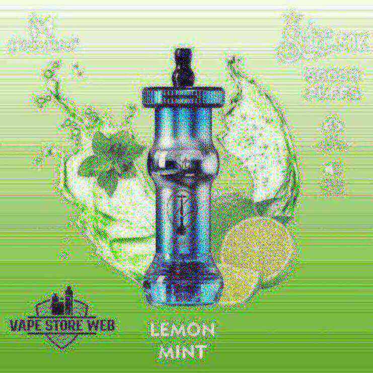 mosmo sultan 50k puffs shisha style 50mg disposable vape in dubai lemon mint