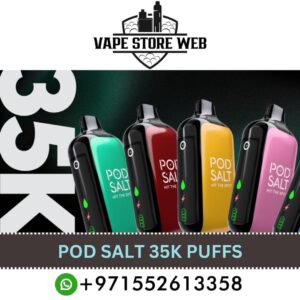 Pod Salt 35,000 Puffs Disposable Vape with HIT Boost in Dubai