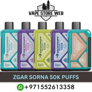 ZGAR Sorna 50k Puffs Disposable Vape – Long-lasting Flavor Explosion in Dubai