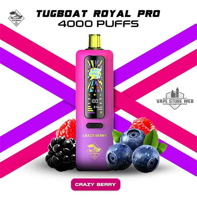 Tugboat Royal Pro 40000 Puffs Disposable Vape in Dubai - Image 5
