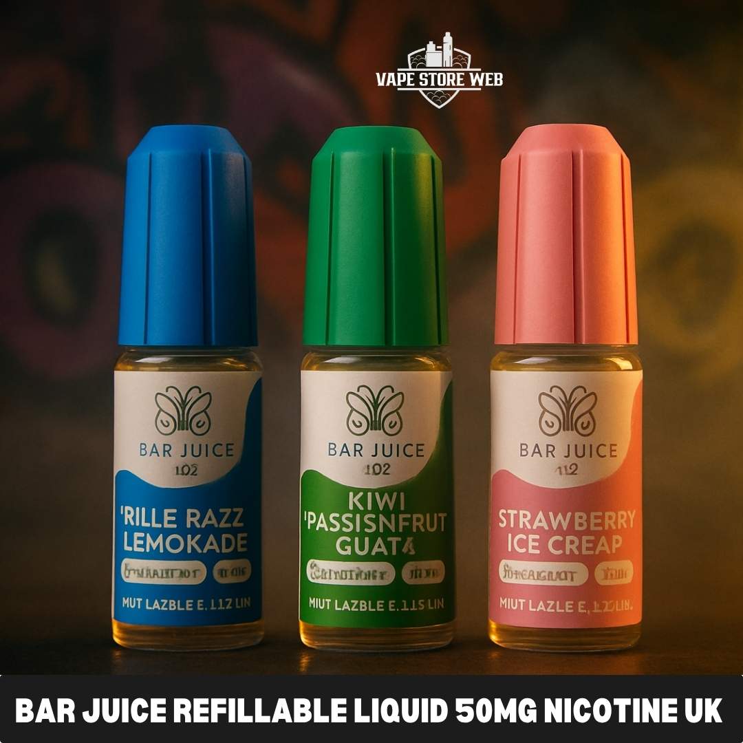 Bar Juice Refillable E-Liquid 50mg Nicotine(UK Brand) in Dubai