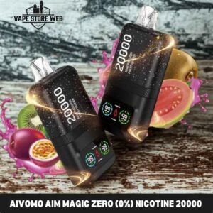Aivomo aim magic zero 0 nicotine 20000 puffs disposable Vape in Dubai