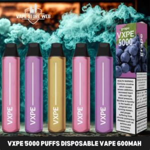 Vxpe 5000 Puffs Disposable Vape 600mAh 20mg In Dubai
