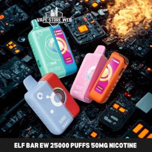 elf bar ew 25k puffs 50mg nicotine ice adjustable disposable vape in Dubai