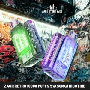 ZGAR Retro 10000 puffs 50mg Disposable Vape in Dubai
