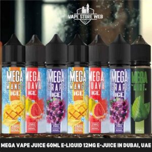 MEGA Vape Juice 60ml E-Liquid 12mg E-Juice in Dubai, UAE