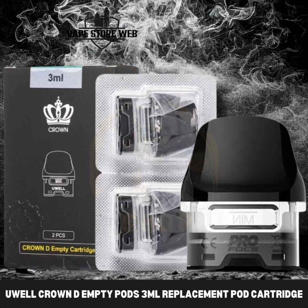 UWELL Crown D Empty Pods 3ml Replacement Pod Cartridge in Dubai, UAE