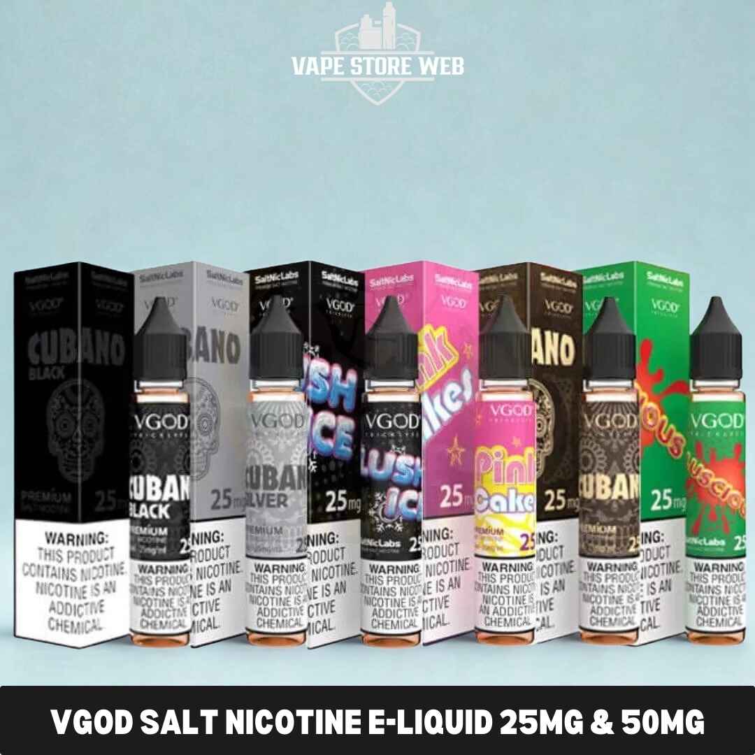 Vgod Salt Nicotine E-liquid 25mg & 50mg In UAE
