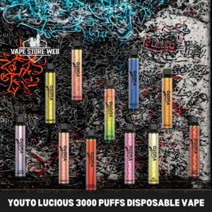 Youto Lucious 3000 puffs Disposable Vape In UAE