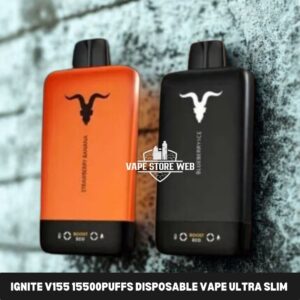 IGNITE V155 15500puffs Disposable Vape Ultra Slim Pod Kit in the UAE