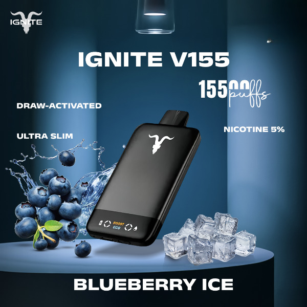 IGNITE V155 15500puffs Disposable Vape Ultra Slim Pod Kit in the UAE - Image 8