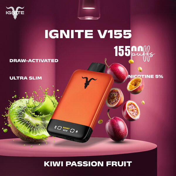 IGNITE V155 15500puffs Disposable Vape Ultra Slim Pod Kit in the UAE - Image 11