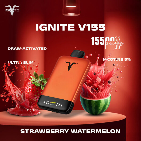 IGNITE V155 15500puffs Disposable Vape Ultra Slim Pod Kit in the UAE - Image 4