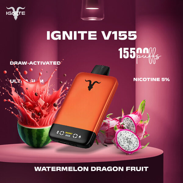 IGNITE V155 15500puffs Disposable Vape Ultra Slim Pod Kit in the UAE - Image 6