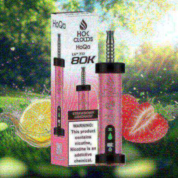 HoQa 80k puffs 5mg 0.5% nicotine Disposable Vape in Dubai - Image 2