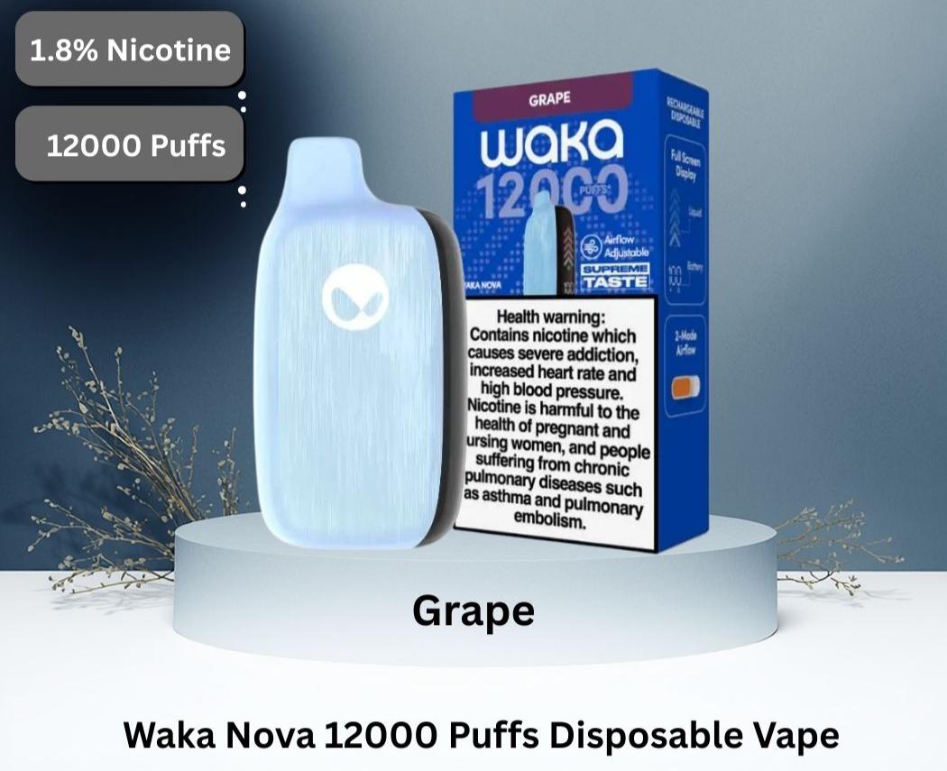 Waka Nova 12000 Puffs 18MG Disposable Vape in UAE - Image 4