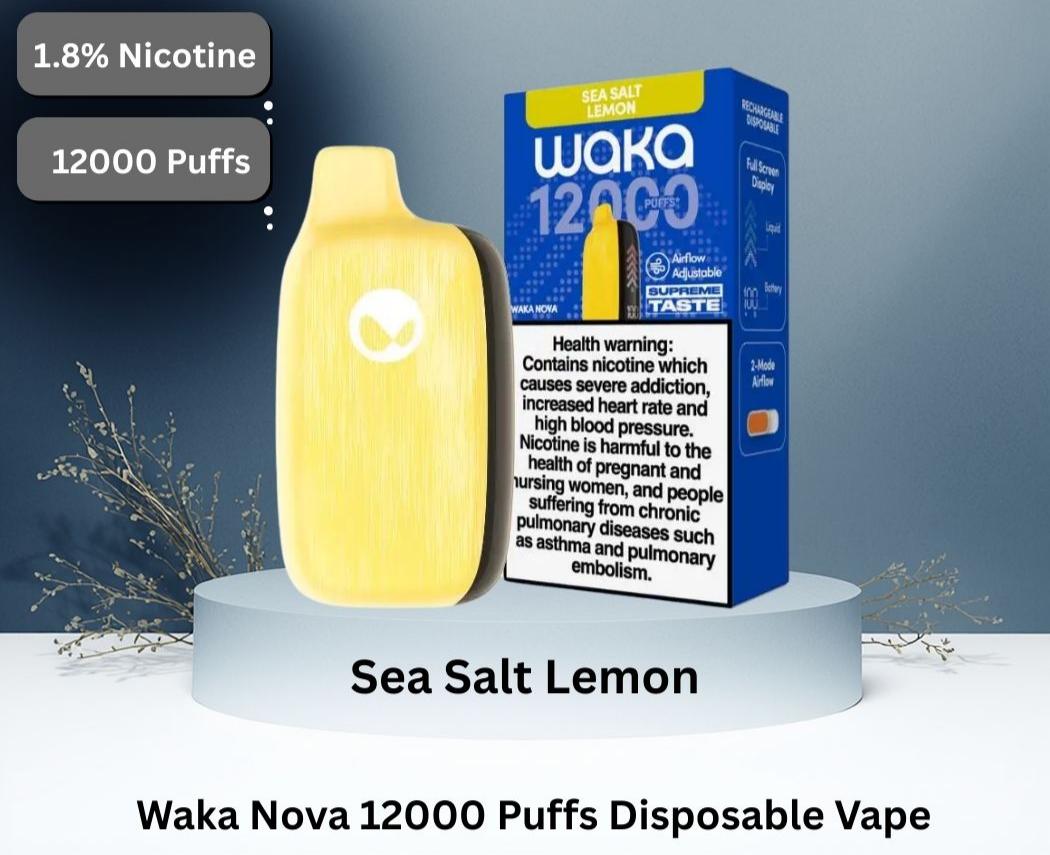 Waka Nova 12000 Puffs 18MG Disposable Vape in UAE - Image 8