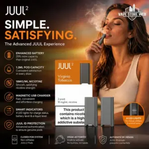 Juul 2 Pod System virginia tobacco in Dubai