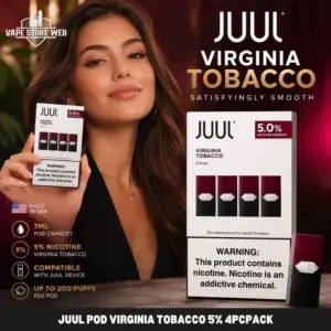 Juul Pod Virginia Tobacco 5% 4PcPack