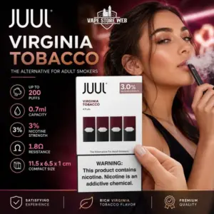 JUUL PODS DUBAI Virginia Tobacco 3%