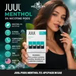 Juul Pods Menthol 5% 4PcPack in UAE
