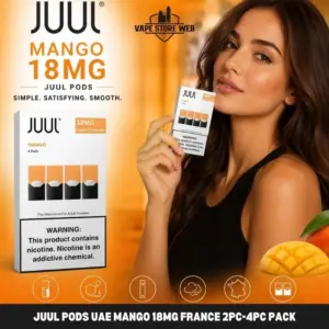Juul Pods UAE Mango 18MG France 2pc-4pc pack