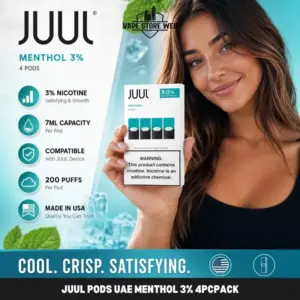 Juul Pods UAE Menthol 3% 4PcPack