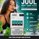 Juul Pods UAE Mint 18MG 4PcPack