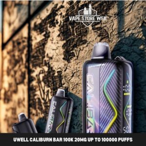 Uwell Caliburn Bar 100k 20mg Up To 100000 Puffs Disposable Vape in the UAE