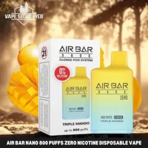 Air Bar Nano 800 Puffs Zero Nicotine Disposable Vape in UAE