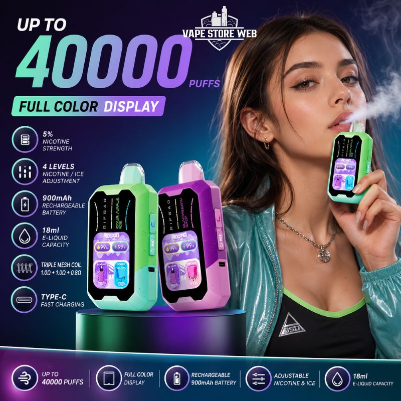 Rifbar Mixpro 40K 50mg Disposable Vape in UAE
