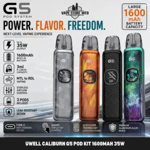 Uwell Caliburn G5 Pod Kit 1600mAh 35W IN DUBAI