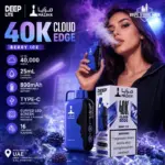 Mazaya Deep Lite Cloud Edge 40000 Puffs Disposable Vape in Dubai, UAE