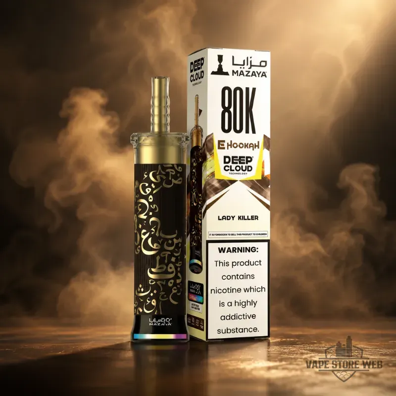 Mazaya Ehookah Deep Cloud 80000 Puffs 6mg Disposable Vape in Dubai - Image 9