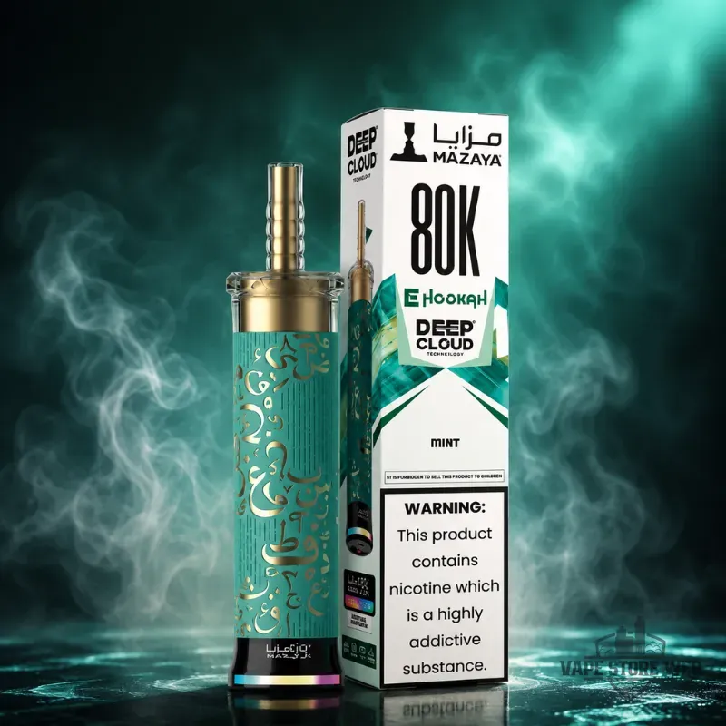 Mazaya Ehookah Deep Cloud 80000 Puffs 6mg Disposable Vape in Dubai - Image 13