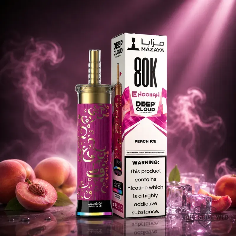 Mazaya Ehookah Deep Cloud 80000 Puffs 6mg Disposable Vape in Dubai - Image 11
