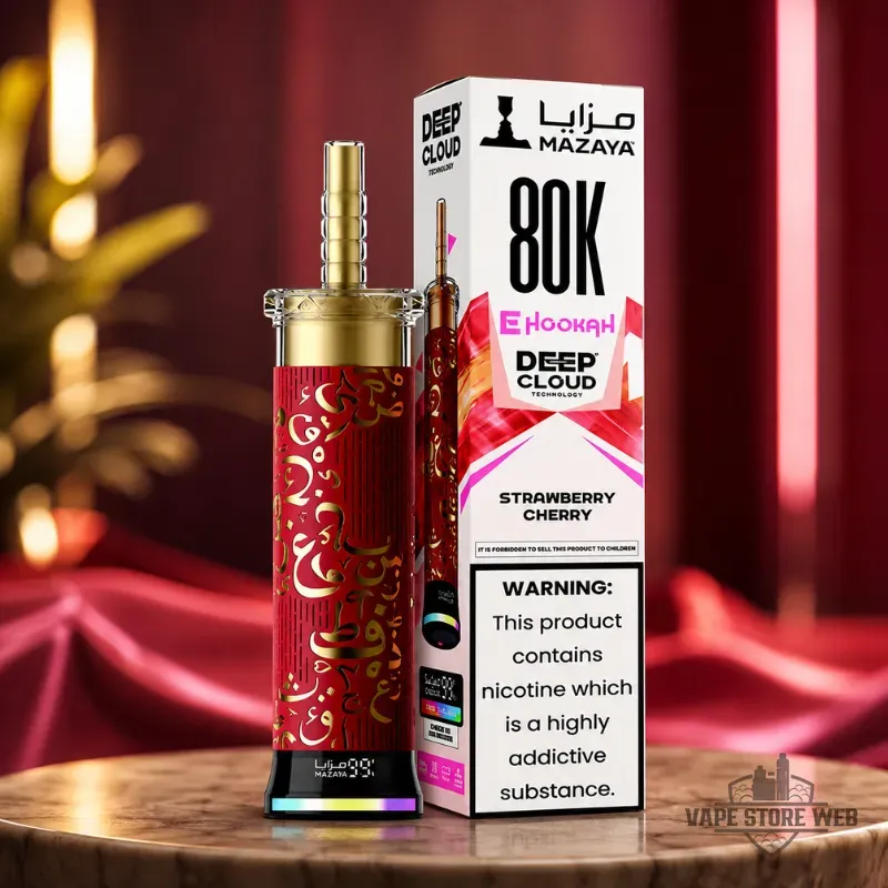 Mazaya Ehookah Deep Cloud 80000 Puffs 6mg Disposable Vape in Dubai - Image 12