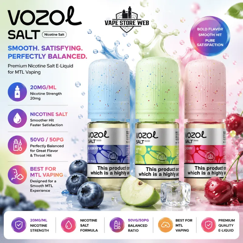 Vozol Salt Prime 20mg Salt Nic Vape Juice in Dubai UAE