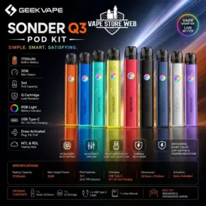 Geekvape Sonder Q3 Kit 1750mAh 30W