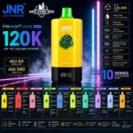 JNR HexaFuse 120K Puffs Disposable Vape 6in1 in Dubai UAE