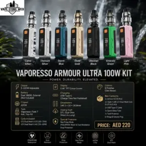 Vaporesso Armour OCTA Vape Kit 220W in Dubai UAE