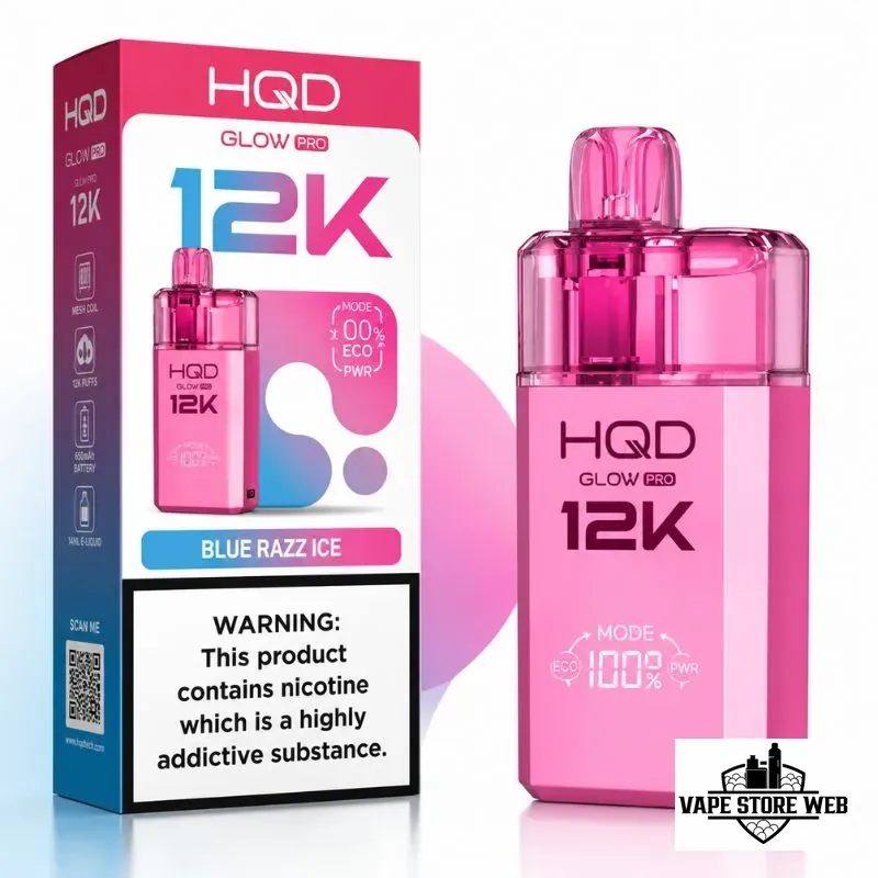 HQD Glow PRO 12000 Puffs Disposable Kit (Replaceable pod system) in UAE - Image 9