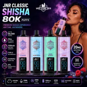 JNR Shisha Classic 80000 Puffs Disposable Vape 3MG in UAE