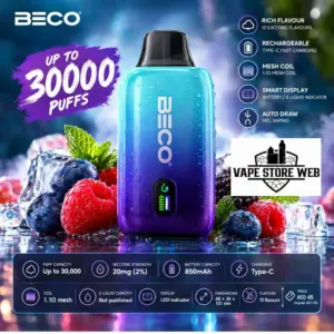 Beco Pop 30000 Puffs Disposable Vape 20mg Nicotine Dubai UAE