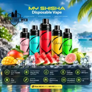 My Shisha XL 16500 Puffs DTL Disposable In Dubai UAE