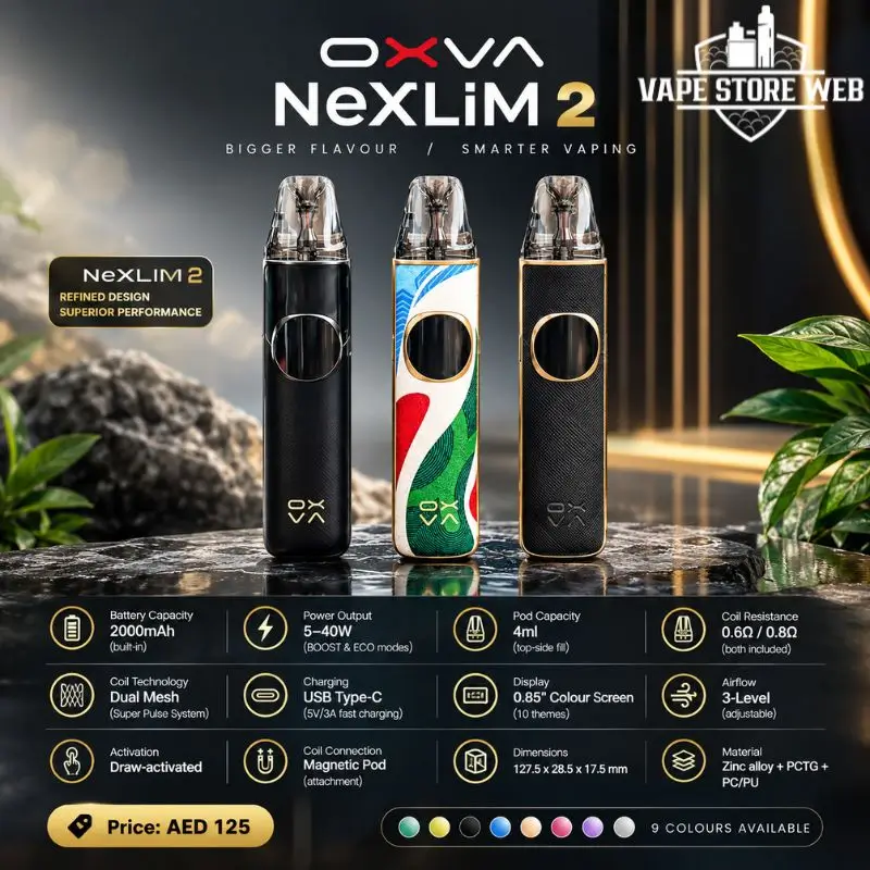 OXVA Nexlim 2 Pod Vape Kit in Dubai, UAE