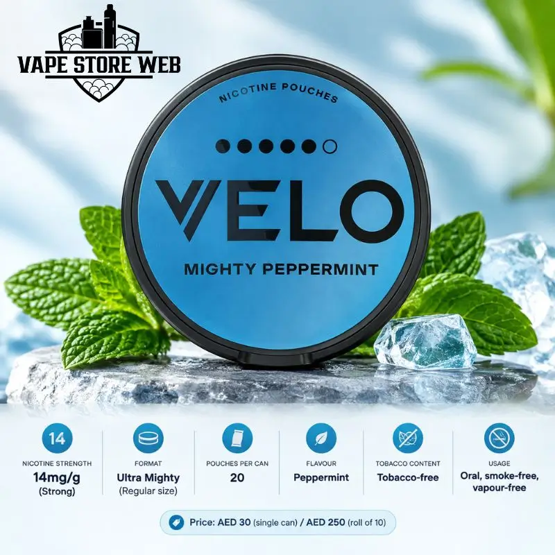 Velo Ultra Mighty Peppermint 14mg in Dubai, Abu Dhabi, UAE